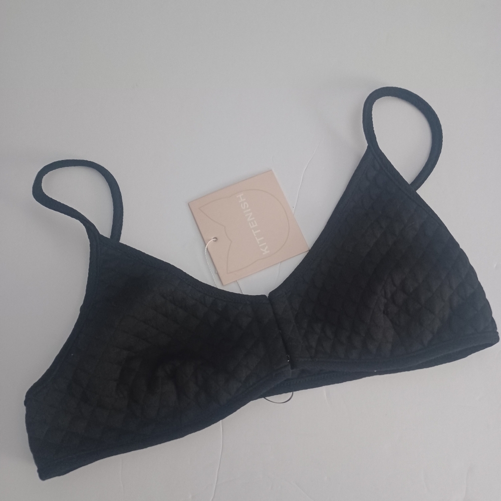Kittenish Quilted Bralette Sz S